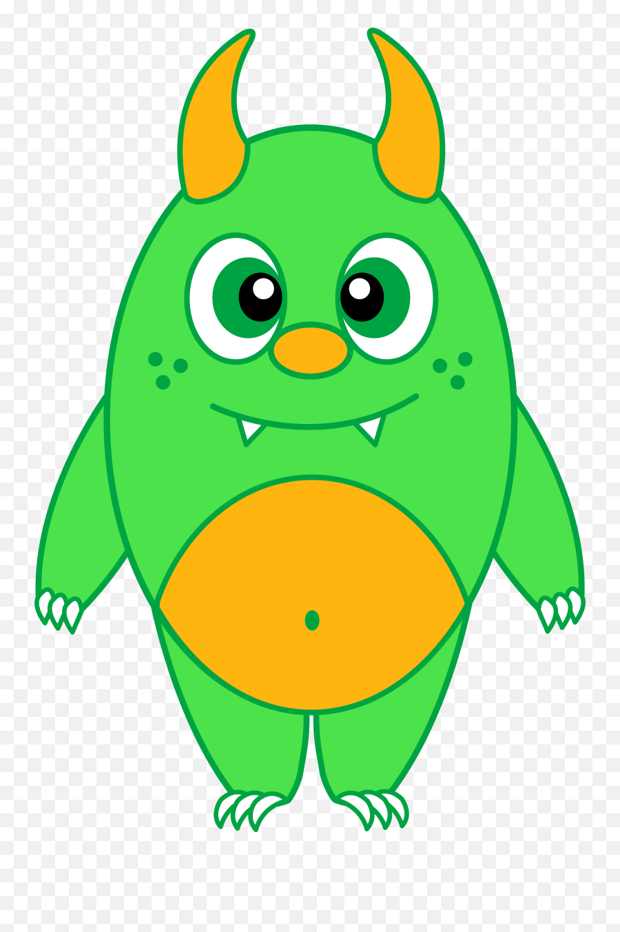 Green Eyes Clipart Baby Eye - Cartoon Monster Clipart Png,Monster Eyes Png