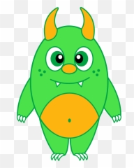 Green Eyes Clipart Baby Eye - Cartoon Monster Clipart Png,Monster Eyes Png
