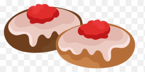 Cake Cherry Pastry Flat - Cupcake Png,Pastries Png