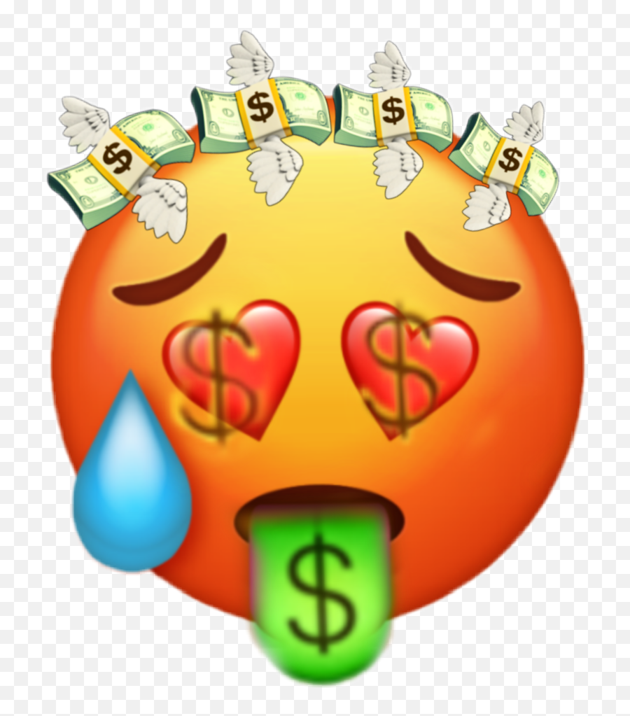 Emoji Ios Iphone Golddigger Sticker By Aisha Sajjad - Gold Digger Emoji Png,Money Emoji Png