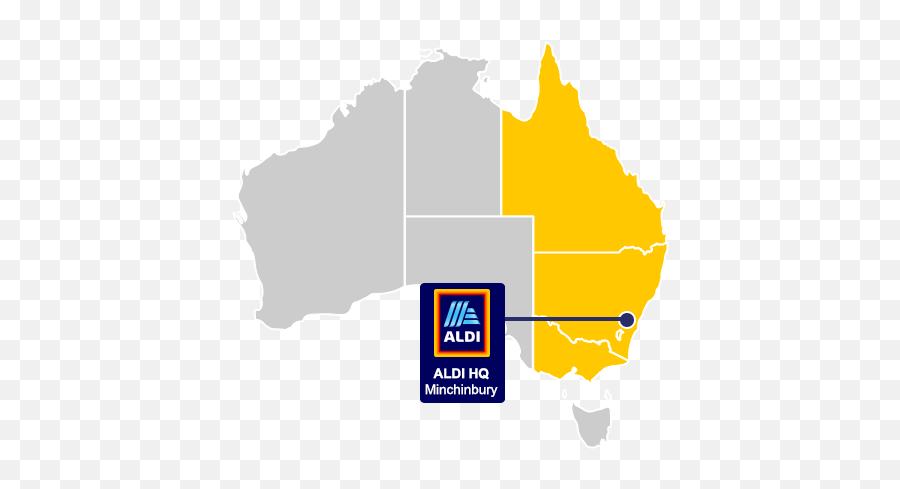 Aldi Recruitment - Australia Map Png,Aldi Logo Png