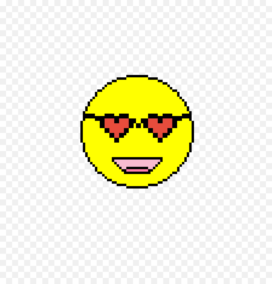 Heart Face Emoji - Spreadsheet Pixel Art Emoji Png,Heart Face Emoji Png