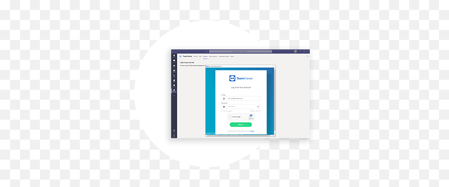 Teamviewer Integration For Microsoft Teams - Vertical Png,Teamviewer Logo