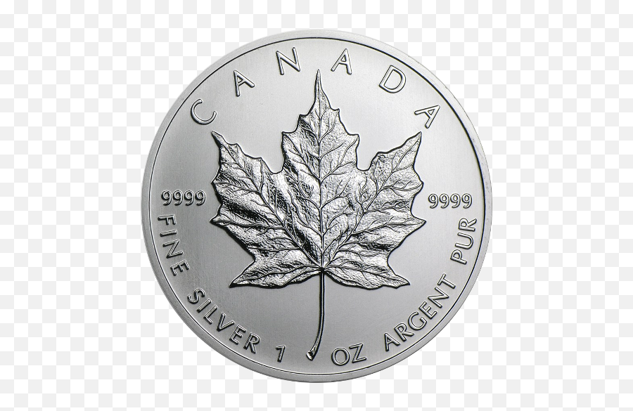 Download Monster Box Silver Maple Leaf Coin - Canada 1 Oz Canada 1 Oz Silver Maple Leaf Png,Canadian Maple Leaf Png