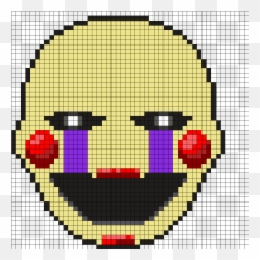 Download Drawn Pixel Art Fnaf Puppet - Possible To Make Perfect Circle png