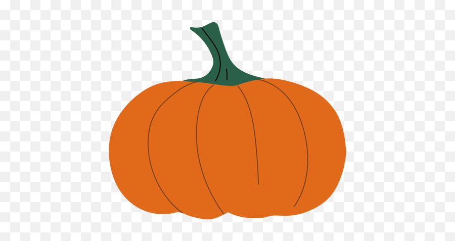 Simple Orange Pumpkin Flat - Gourd Png,Pumpkin Vector Png