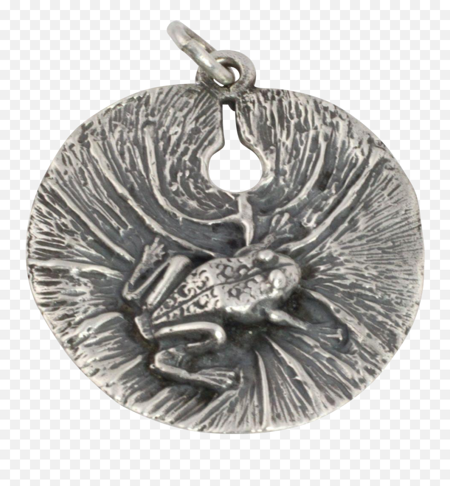 Download Retired Sterling Silver Frog - Locket Png,Lily Pad Png
