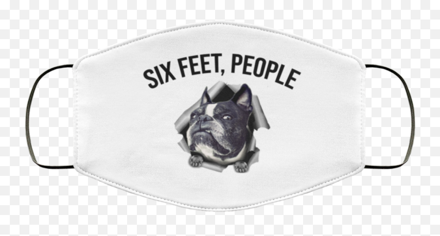 Boston Terrier 6 Feet People Face Mask - Bulldog Png,Boston Terrier Png