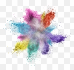 Colorful Powder Explosion Png Image