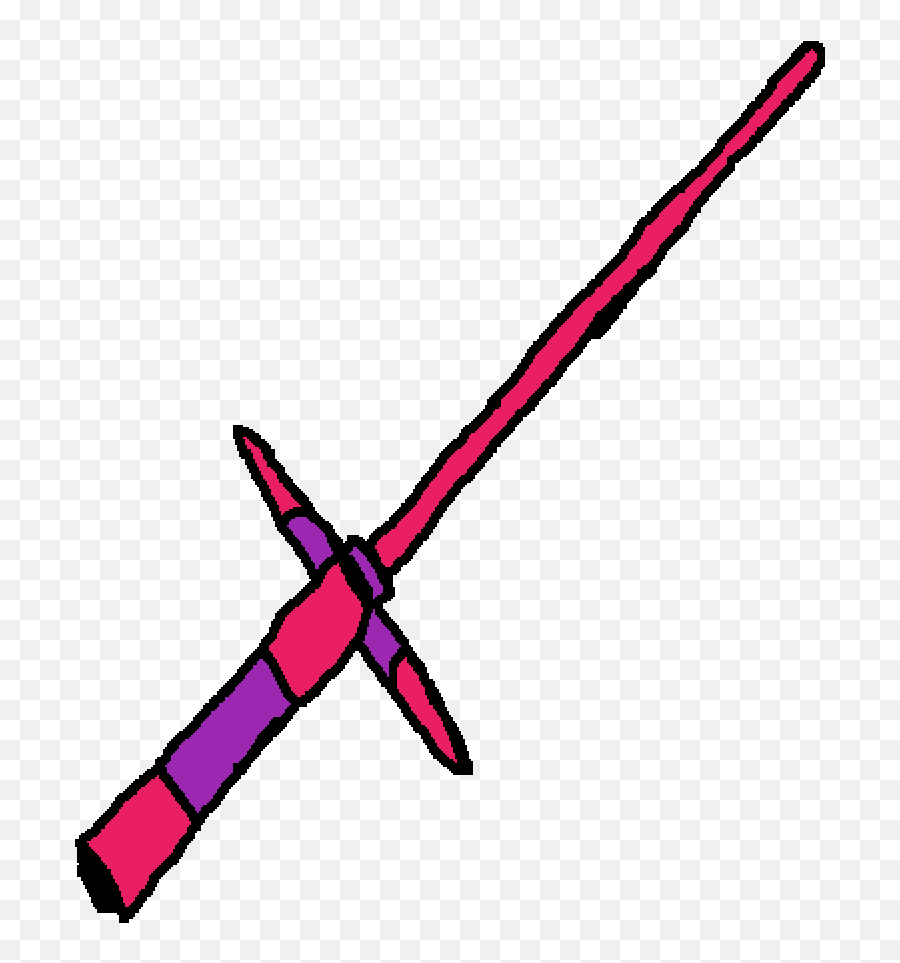 Pixilart - Lightsaber By Saphiersara46 Collectible Sword Png,Lightsaber Transparent