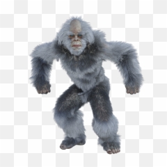 Yeti Bigfoot Snow Man - Transparent Bigfoot Png,Bigfoot Png