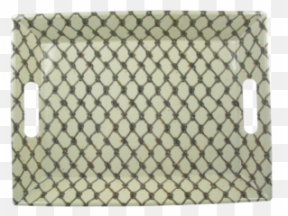 John Derian Fishnet Melamine Tray - Louis Vuitton Iena White Png,Fishnet Pattern Png