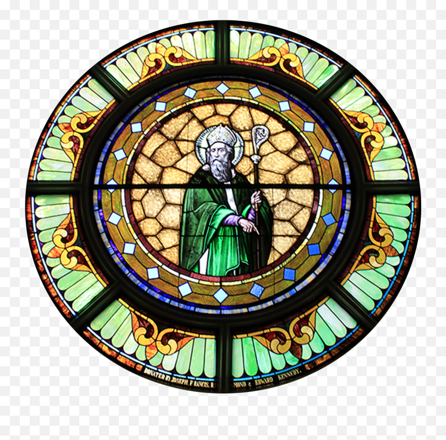 St Patrick Catholic Church History Of Our Stained Glass - Dharma Png,Icon Stained Glass