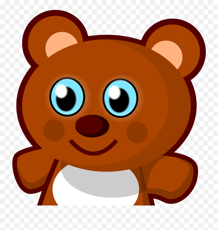 Cute Bear Clipart Transparent - Happy Png,Cow Icon Cliart