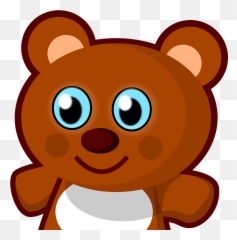 Cute Bear Clipart Transparent - Happy png