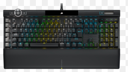 Gaming Keyboards Rgb U0026 Wireless Mechanical - Corsair K100 Rgb Optical Midnight Gold png