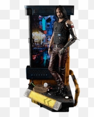 Exclusive Johnny Silverhand Statue - Cyberpunk 2077 png