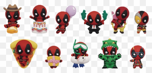 Deadpool 3d Foam Bag Clip Series 5 - Keychain Png,Icon Merc Glove