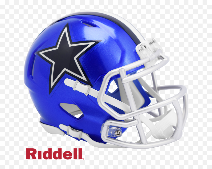 Dallas Cowboys Flash Replica Mini Speed Helmet - Dallas Cowboys Helmets Png,Icon Raven Helmet