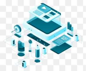 Media Kit Ssi - Digital Marketing Isometric Icons Free Png