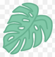 Download Bananaleaf Jungleleaf Tree Forest Cute - Tumblr Blue Png