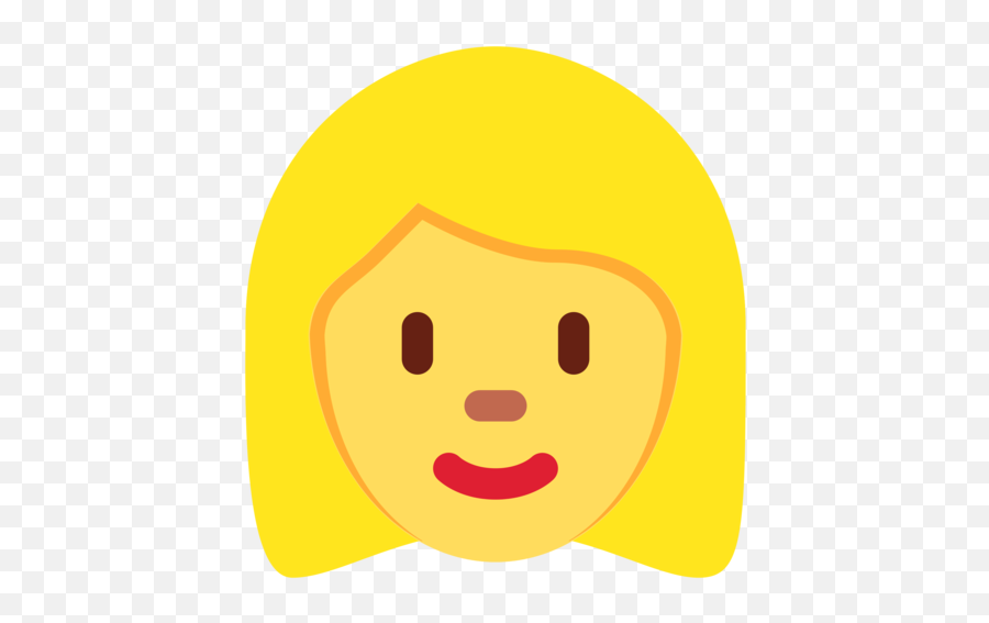 U200d Woman Blond Hair Emoji - Donna Bionda Emoji Png,Blonde Girl Icon