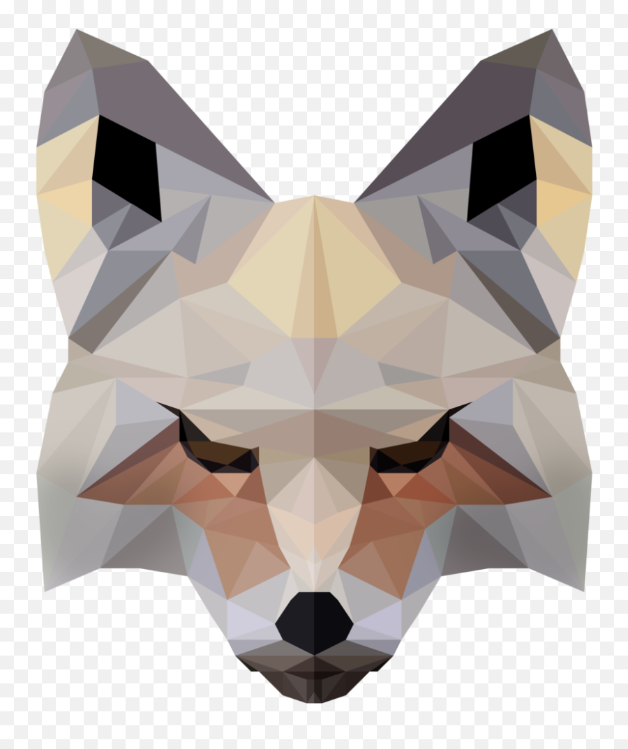Download Art Fox Poly Low Animal Digital Hq Png Image - Transparent Low Poly Animal,Fox Png