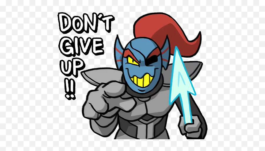 Telegram Sticker From Undertale Eng Pack - Undertale Emojis Png,Undyne Undertale Icon