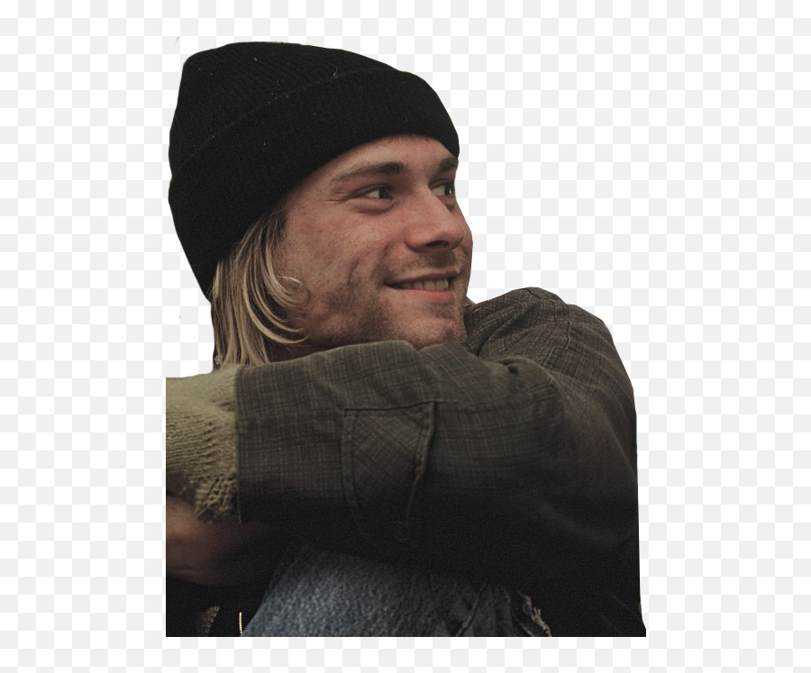 Kurt Cobain Png - Kurt Cobain In A Beanie,Nirvana Png