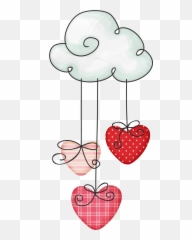 Download Cloud Drawing Heart - Cloud 9 Clip Art Full Size Nuvem Com Coração Desenho Png,Cloud Drawing Png
